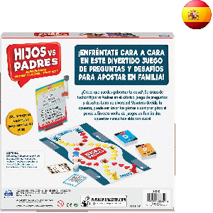 BOARD GAMES - CHILDREN AGAINST PARENTS - Questions & Questions Game for Kids & Families - 2 - 6 Players - 6065093 - Board Games Kids 6+