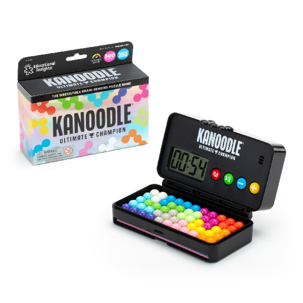 Educational Insights Kanoodle 3D Brain Teaser Puzzle for Ages 7+ Brain Games for Kids and Adults, Travel Games, Stocking Stuffers for Kids, Teens and Adults