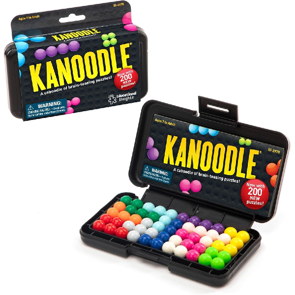 Educational Insights Kanoodle 3D Brain Teaser Puzzle for Ages 7+ Brain Games for Kids and Adults, Travel Games, Stocking Stuffers for Kids, Teens and Adults