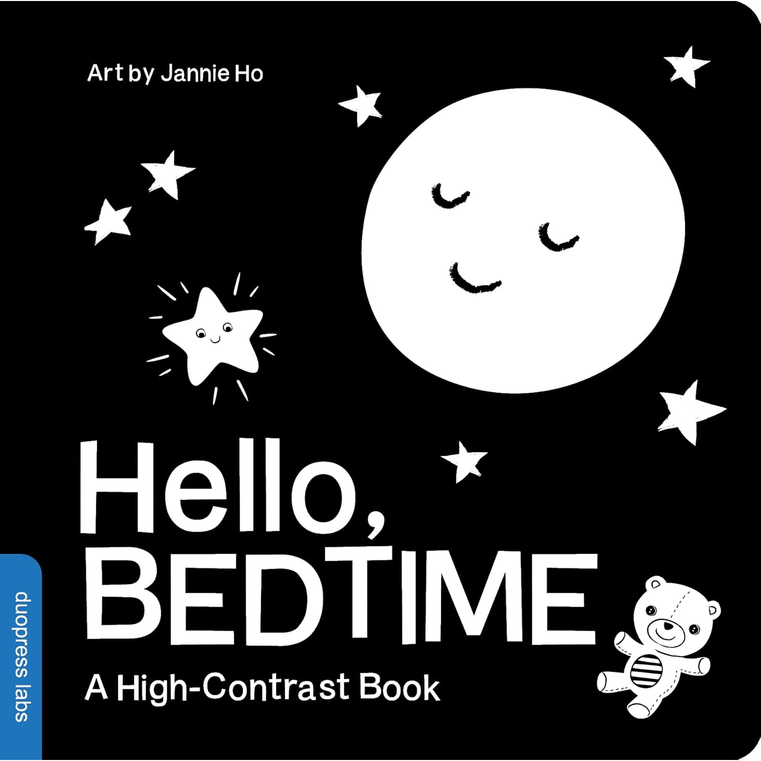 Hello, Bedtime: A High-Contrast Board Book for Babies, Perfect for a Shower Gift (High-Contrast Books, 7)