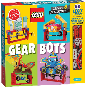 Klutz Lego Gear Bots Science/STEM Activity Kit for 8-12 years