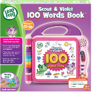 LeapFrog Scout and Violet 100 Words Book, Purple