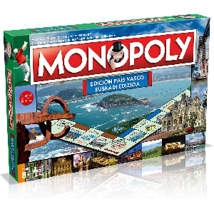 Monopoly Board Games - Basque Country/Basque Edition: 2-6 Players, Childrens and Adult Games, Perfect Gift, Ideal for Game Nights, From 8+ Years