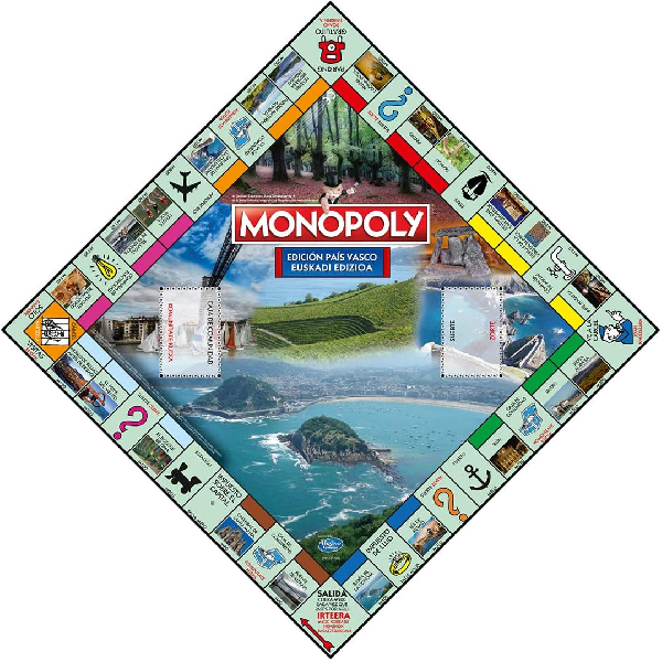 Monopoly Board Games - Basque Country/Basque Edition: 2-6 Players, Childrens and Adult Games, Perfect Gift, Ideal for Game Nights, From 8+ Years