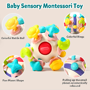 Oderra Sensory Toys, Montessori Toys 0-6 Months, Toys Babies 6-12, Educational Sensory Toys Gift Babies Birthday Christmas