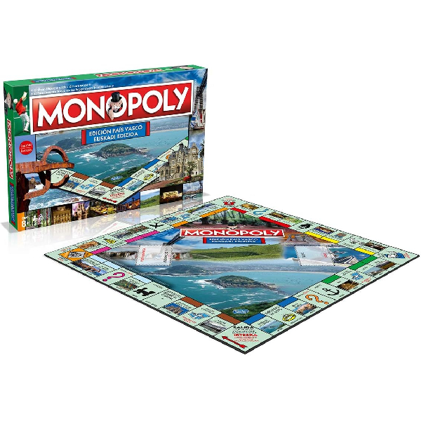 Monopoly Board Games - Basque Country/Basque Edition: 2-6 Players, Childrens and Adult Games, Perfect Gift, Ideal for Game Nights, From 8+ Years