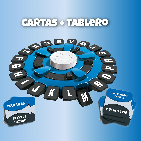 TAPPLE Fast Rhythm Word Game in Spanish, Board Game, Game for Adults and Kids, 144 Categories in 36 Cards, Games for Kids +8 Years, 2 to 8 Players, (TAP00000)