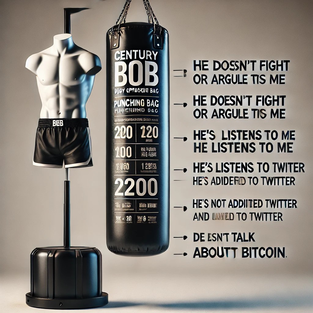 The Man of your Dreams Century BOB Punching Bags